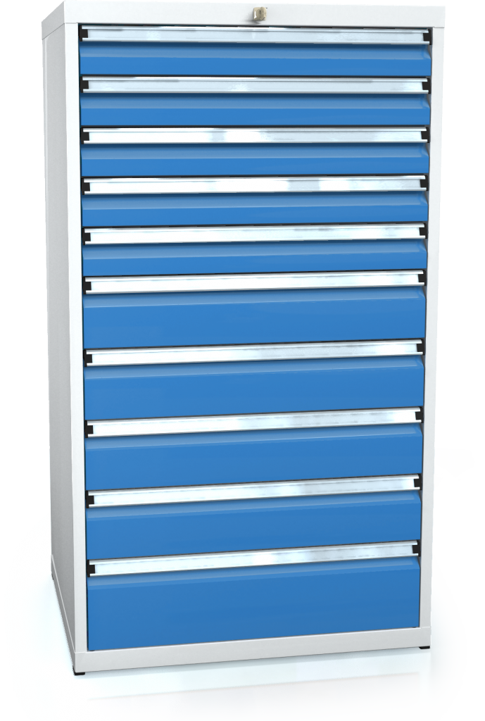 Schubladenschränke 1240 x 710 x 600 - 10x Schubladen